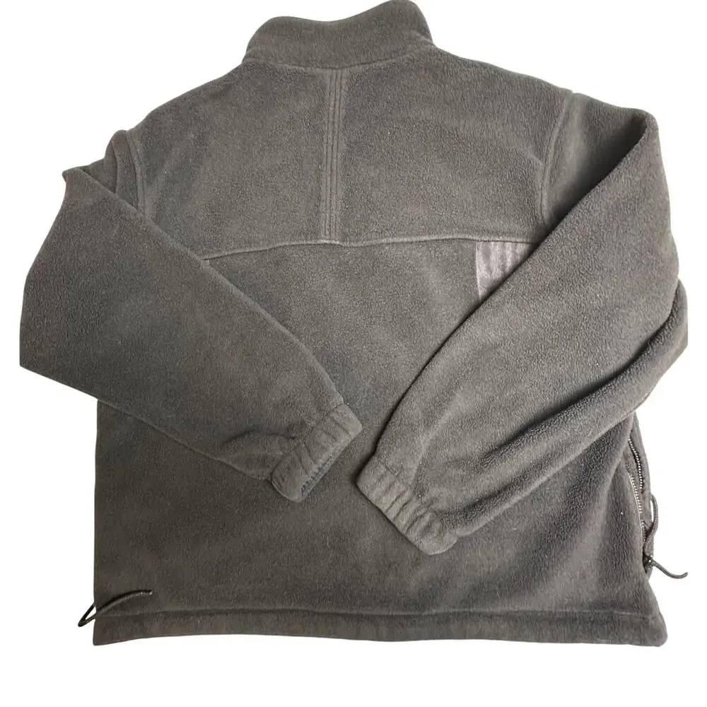 Nike ACG Fleece Jacket Men’s Small Black Gray Full Zip Y2K Outdoor Gorpcore